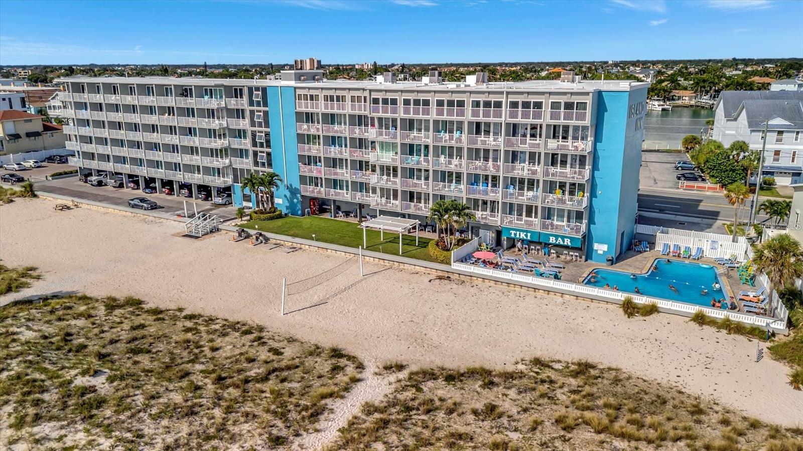 A premier direct Gulf-front executive studio suite at the highly sought-after Island Inn Beach Resort on Treasure Island. Perfectly positioned front and center with wide-open views of the Gulf of Mexico, this residence offers not only breathtaking sunsets from your private balcony but also an impressive and reliable income stream.
Investment Highlights:
Year-to-date rental income (as of August 31st) stands at $39,287, with projected 2025 returns exceeding $50,000.
High-repeat vacationer appeal with strong rental history.
Association reserves are fully funded with all milestone repairs completed.
No known upcoming assessments.
Unit Features:
Tastefully updated and fully furnished
Two queen-size beds for maximum rental potential
Newer flooring and a custom-designed shower
Kitchenette with stone countertop, stovetop, and microwave
Newer double-pane sliding doors leading to your private Gulf-front balcony
Resort Amenities:
Heated beachfront pool with sun deck and tiki bar
Beachside lounge and beautifully remodeled lobby
On-site professional management team
Bayside parcel with boat slips, fishing dock, RV and additional parking
Condo fee covers electric, Wi-Fi, cable, water, insurance, maintenance, security, trash removal, and reserves
This is truly the best value on the Island – offering both personal enjoyment and a proven income-producing opportunity. Stay and play, then let it pay! BEST VALUE ON THE BEACH!
Showings available between guest check-ins. Call today to schedule your private showing and don’t forget to view the Virtual Tour link!