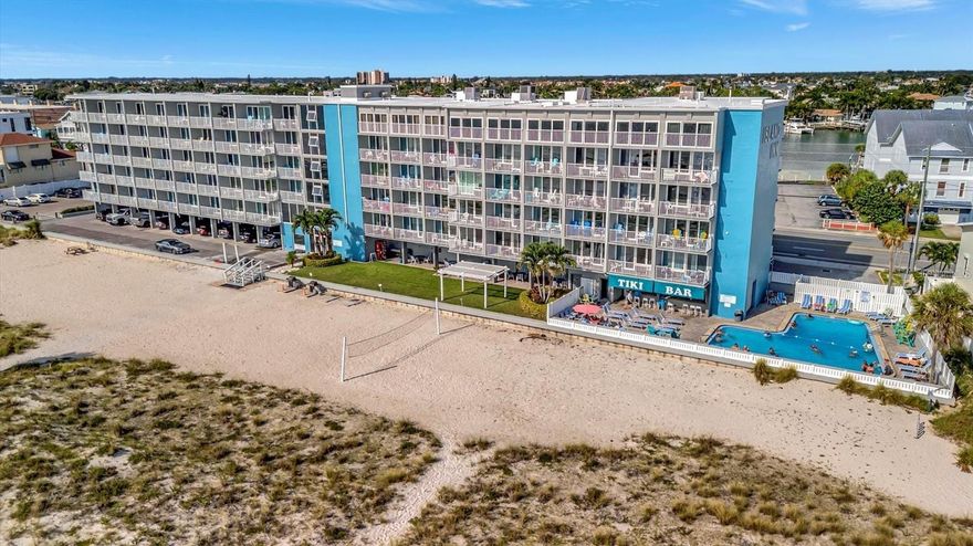 COMING INTO SEASON – PRIME DIRECT GULF-FRONT UNIT!
Experience the ultimate beachfront lifestyle with this executive studio suite at the highly sought-after Island Inn Beach Resort on Treasure Island. Perfectly positioned front and center, this residence showcases sweeping Gulf of Mexico views and breathtaking sunsets from your private balcony — all while generating impressive and consistent rental income.

Investment Highlights

Year-to-date income (as of Sept 30): $41,188 and climbing — projected to exceed $50,000 in 2025

Proven high-repeat guest base and strong rental history

Association reserves fully funded, and all milestone repairs completed (approved budget available upon request)

No known upcoming assessments

Unit Features

Fully furnished and tastefully updated

Two queen beds for maximum rental potential

Modern kitchenette with stone countertop, stovetop, and microwave

Newer flooring, custom tile shower, and double-pane sliding doors opening to your private Gulf-front balcony

Resort Amenities

Heated beachfront pool with expansive sun deck and tiki bar

Beachside lounge and beautifully renovated lobby

On-site professional management for effortless ownership

Bayside parcel with boat slips, fishing dock, and RV/additional parking

Monthly condo fee includes Electric, Wi-Fi, cable, water, Building insurance, maintenance, security, trash, and reserves

This is one of the best values on Treasure Island — offering the perfect blend of personal enjoyment and proven income potential. Stay and play, then let it pay!

Showings available between guest stays. Contact us today for your private tour, and don’t forget to view the Virtual Tour link!