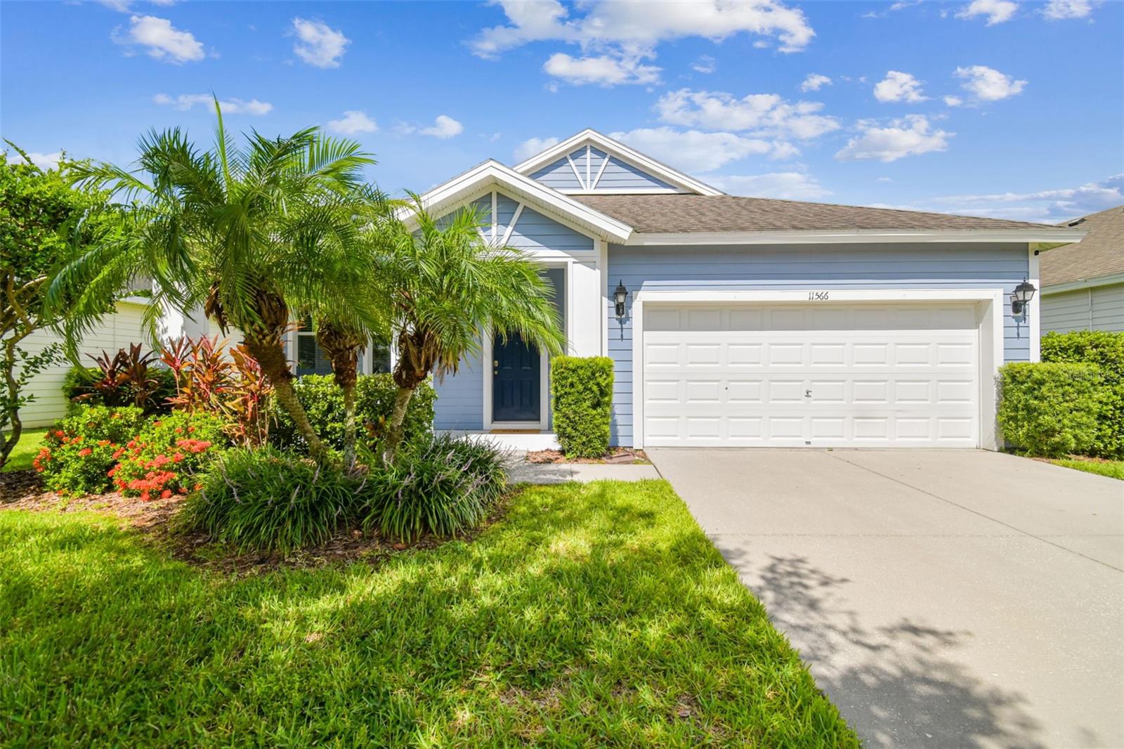 Welcome to this charming, move-in ready home located in the highly sought-after community of
Panther Trace! With a LOW HOA fee, only $100 per year, this property combines style, value, and
convenience. Featuring stunning curb appeal, a welcoming front porch, and thoughtful updates
throughout, the home offers a perfect blend of comfort and functionality.
This home enters into a welcoming and versatile front space that serves perfectly as a HOME
OFFICE, game or entertainment area, or additional living space. Flowing into the formal dining
room, the layout is enhanced with NEW LIGHT FIXTURES and neutral, trending tones that create a
WARM AND INVITING ATMOSPHERE. Featuring NEW INTERIOR PAINT (July 2025) and NEWER
EXTERIOR PAINT (2022), this home showcases upgraded dark cabinetry paired with fresh, modern
tones, creating a clean, and trending feel throughout. Additional upgrades include a newer HVAC
system (2020), CROWN MOLDING, and upgraded flooring.
The kitchen includes ample cabinetry, plenty of counter space, and bar-height seating, making it an
ideal space for entertaining. Its seamless flow to the living area and through the wall of sliding
glass doors to the EXTENDED COVERED LANAI, brings the outdoors in during the beautiful
months in the upcoming season.
The primary suite is generously sized and includes a walk-in closet and an en-suite bathroom
complete with dual vanities, a soaking tub, and a walk-in shower.
Outdoor living is a HUGE BONUS, with a COVERED, SCREENED LANAI, A LARGE FULLY FENCED
BACKYARD, and ample space for relaxation or recreation.
Located in the exceptionally maintained community of Panther Trace, known for its tree-lined
streets, manicured common areas, and vibrant community atmosphere. AMENITIES include sports
courts, splash pad, community pool, and clubhouse. This home is surrounded by everyday
conveniences with close proximity to I-75, Hwy 301, Publix, Sprouts, Target, St. Joseph’s Hospital,
and a variety of dining and shopping options that make this location a standout.
A perfect blend of charm, space, and convenience all in one of Riverview’s most sought-after
communities. ***Now beautifully updated, correctly priced, and under new representation, this home is ready for a fresh start and a quick move-in.***