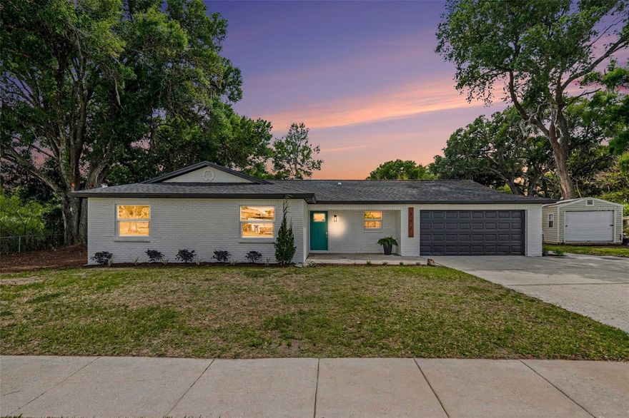 Beautiful corner-lot home located in the peaceful and well-established Shangri La community in Seffner, just minutes from major highways, shopping, and everyday conveniences.
This 3-bedroom, 2-bath home offers a fresh modern feel with stylish finishes, quality details, and inviting living spaces throughout. The kitchen stands out with beautiful cabinetry, sleek design elements, and elegant Calacatta quartz countertops that add both style and functionality.
Both bathrooms feature elegant finishes and a refined, luxury-inspired aesthetic designed for both comfort and style.
The main living area offers warmth and character with a beautiful fireplace, making it the perfect place to relax or gather with family and friends.
One of the standout features of the home is the spacious Florida room filled with natural light from its large windows, offering endless possibilities as a second living area, family room, playroom, office, or flex space.
Step outside to a large screened porch with plenty of room for patio furniture, relaxing evenings, and weekend BBQs. The private backyard is surrounded by mature greenery and offers a peaceful outdoor setting to enjoy Florida living year-round.
Fresh interior and exterior paint, beautiful natural light, and thoughtful design touches throughout make this home a truly special opportunity in a desirable Seffner location.
Schedule your private showing today!! Homes like this don’t come around often!!