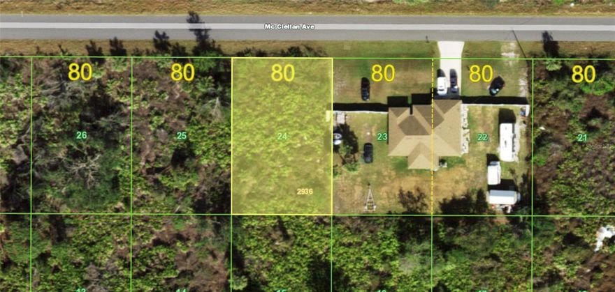 This vacant lot at 14227 Mc Clennan Ave in Port Charlotte offers the perfect opportunity to create your ideal home in a quiet, growing neighborhood. Enjoy the freedom of a blank canvas—no HOA, no timeline to build—just sunshine, space, and Florida living at its best. Conveniently located near shopping, dining, beaches, and Gulf Coast amenities. Secure your slice of paradise today!