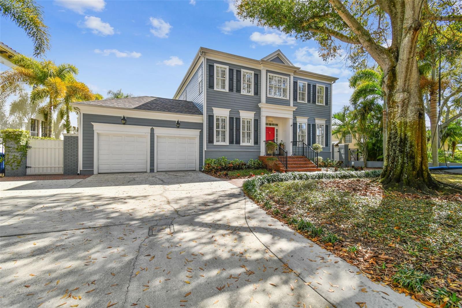 Embark on a life of elegance and tranquility in the heart of Tampa's most coveted neighborhood, Beach Park. This immaculate 4-bedroom, 3.5 bathroom home, just featured in a national TV commercial, is a statement of luxurious living with a mere stroll from some of the most stunning sunset views Tampa has to offer. This Classic Colonial beauty features all 4 bedrooms upstairs, 3.5 renovated bathrooms and nearly 3,400 SF of "Home Sweet Home".
As you enter the interior's crisp, clean palette immediately creates an inviting atmosphere of sophistication and light. This home combines the latest amenities with the ultimate in comfort. The recently remodeled primary bathroom is a masterpiece of relaxation, offering a spa-like experience with its upscale finishes and attractive design. The home's four expansive bedrooms ensure there's plenty of space for everyone.
Step outside to your personal slice of paradise, where a vast, resort-style pool with adjoining spa awaits. While the pool is a cool respite from the Florida sun, it is a centerpiece for relaxation and entertainment, promising year-round enjoyment. The artificial turf side yard is an added bonus, providing a maintenance-free space for pets to play or an eco-friendly green area for various outdoor activities.
The pool and spa are set against a backdrop of mature landscaping, creating a private hideaway that captures the essence of resort living in your own backyard. with a screened in back porch, it makes the ideal setting for hosting gatherings or indulging in peaceful solitude, overlooking Lake Neptune.
This sanctuary is tucked away on a quiet street, ensuring peaceful living while keeping you convinently located less than 3 miles from Tampa International Airport (TIA).. Proximity to new essentials like Publix, International Plaza, Barnes and Noble and Starbucks ensures your daily routine is effortless. The nearby Howard Franklin Bridge provides easy access to the arts and culture of St. Pete.
This is more than a home; it's a lifestyle for those who desire beauty, comfort, and a sense of belonging, all a short distance to Tampa's iconic sunset vistas. This Beach Park gem invites you to indulge in a life of leisure and luxury. Welcome to your own slice of paradise, where every detail is designed for a life well-lived. Every evening promises an opportunity to stroll to the end of the cul de sac to take in the open bay waters and admire the sunset's glow- one of the very best Tampa has to offer.