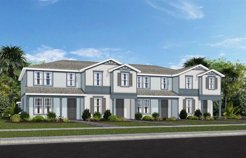Under Construction. Welcome to Parkside Trails! Explore the charm of this premier Clermont location, offering exclusive amenities and quick access to shopping, dining, and entertainment. With a mix of new construction, single-family and townhomes, plus a variety of exclusive amenities, families will love coming home. Now Selling Onsite with 4 Models Open Daily!
At Pulte, we build our homes with you in mind. Every inch was thoughtfully designed to best meet your needs, making your life better, happier and easier. Our new construction Foxtail Interior Unit townhome features 3 bedrooms, 2 full bathrooms, a powder room, an open concept kitchen, café and gathering room, a private courtyard, a 2-car rear-facing garage and our Move-In Ready package with includes a refrigerator, washer, dryer, and 2” faux wood blinds. The first floor is ideal for entertaining, featuring a spacious gathering room, café and kitchen, with a large center island, storage pantry, Trenton Burlap cabinets, a decorative tile backsplash, Lagoon quartz countertops and Whirlpool stainless-steel kitchen appliances – including a refrigerator. A powder room and laundry on the first floor add to the thoughtful convenience. Enjoy entertaining loved ones from your private, fenced rear courtyard. After a long day, retreat upstairs to your private oasis. The Owner's Suite features a spacious walk-in closet and en suite bathroom with a double sink Lagoon quartz-topped vanity, private water closet and a walk-in shower. Two additional bedrooms, the secondary bathroom and extra storage offered by a linen closet are on the opposite side of the second floor, offering privacy and space for everyone. Professionally curated design finishes for this popular Foxtail townhome include window blinds, all appliances, upgraded Trenton Burlap cabinetry with quartz countertops, designer tile accents in the kitchen and bathrooms, Beach White Porcelain tile flooring throughout the first floor and bathrooms, and soft, stain-resistant, Shaw brand carpet in the bedrooms and second floor living areas, and so much more.