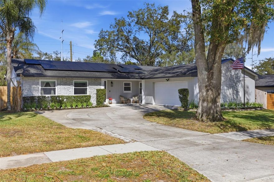 One or more photo(s) has been virtually staged. Welcome to 1010 Turkey Hollow in the heart of beautiful Winter Springs , where thoughtful updates, energy efficiency, and an unbeatable location come together.
This well-cared-for home features a desirable OPEN FLOOR PLAN that creates an effortless flow between living spaces which is perfect for both everyday living and entertaining. The large living room offers plenty of space to gather, with natural light pouring in through BRAND NEW windows that enhance both comfort and efficiency.
The kitchen is equipped with a NEW REFRIGERATOR AND DISHWASHER, offering modern convenience and peace of mind.
The spacious primary suite is thoughtfully positioned in a split floor plan for added privacy and includes a generous walk-in closet, creating a true retreat.
Step outside to your own private Florida oasis featuring a solar heated pool for year-round enjoyment and a fully fenced yard- ideal for pets, play, or simply relaxing in your own backyard sanctuary. Recently installed SOLAR PANELS which will be paid in full at closing help keep energy costs down, and beautiful new landscaping adds fresh curb appeal and a polished first impression.
Location? It doesn’t get much better. Situated just moments from Tuskawilla Country Club, you’ll enjoy easy access to golf, dining, and community events. You’re also zoned for highly rated Seminole County schools and just minutes from shopping, dining, parks, and major roadways for an easy commute.
If you’re looking for efficiency, space, and an exceptional Winter Springs lifestyle, this is the one!