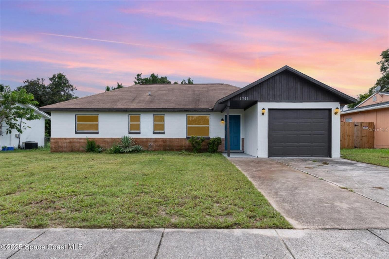 Step into this freshly remodeled home featuring 3 bedrooms, 2 full baths, and a one car garage. Inside you'll find brand new flooring throughout, fresh paint inside and out, and stylish new lightening and ceiling fans. The inside laundry room and newer appliances add comfort and convenience. The completely fenced backyard is perfect for pets, outdoor living, offering plenty of space to play, garden or entertain. With no HOA, you'll enjoy more freedom and flexibility. Located in a well established neighborhood with easy access to shopping, restaurants, and major roadways - everything you need is just minutes away! This property is also available for rent. Schedule your showing today and make this home yours! Home is also for rent @ $1900month!