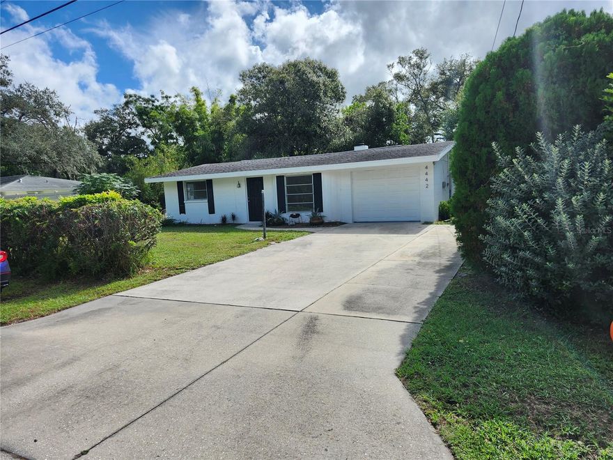 The house is a central location close to it all.  3 bedroom and 1 bathroom  and 1 car garage. the large 
     backyard