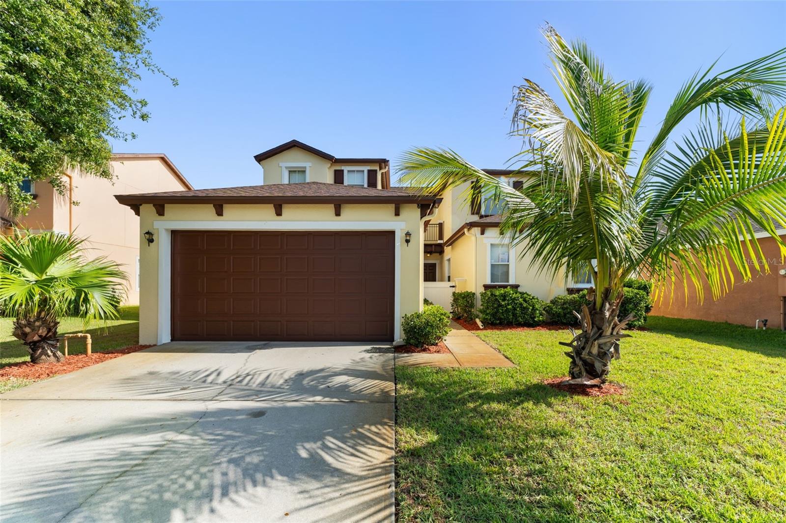 **This property qualifies for a closing cost credit up to $7,200 through the Seller’s preferred lender.**Welcome home to this spacious and beautifully designed 4-bedroom, 3.5-bathroom two-story home nestled in the heart of Melbourne. Step inside to a bright and open living room that flows seamlessly into the dining area and modern kitchen, featuring granite countertops, stainless steel appliances, and sliding glass doors that open to a charming front porch—perfect for morning coffee. The first floor offers a versatile guest suite with a private ensuite bathroom, ideal as a second primary bedroom or comfortable space for visitors. Upstairs, a loft leads to three additional bedrooms, including the expansive primary suite with a luxurious ensuite bathroom showcasing a soaking tub, walk-in glass-front shower, and dual vanities. Enjoy the outdoors on the covered patio overlooking the fully fenced backyard—your blank canvas for a garden, play area, or future pool—with no rear neighbors and serene views of the community pond over the fence. Recent upgrades include the Roof 2025, AC 2023, brand new Refrigerator and Range, and fresh exterior paint 2025. This home is eligible for an assumable VA mortgage at a 3.25% rate. Don’t miss this incredible opportunity to own in a peaceful, well-located neighborhood. Schedule your private showing today!