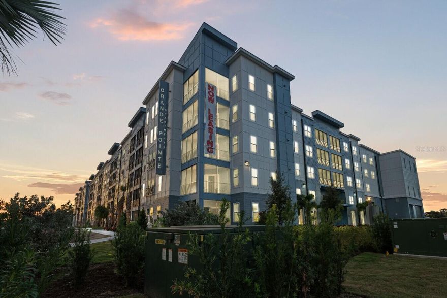 13 month lease term. Currently offering 1 month free and a reduced app and admin fee! Prices, promotions, and availability are subject to
change. Everything you need for practical living. Everything you want for a luxurious lifestyle. Find yourself in an inspired space when you lease
a high-end one, two, or three bedroom apartment or townhome at Grande Pointe. Gourmet, chef-inspired kitchens and modern amenities
perfectly complete your next-level residence here in our Orlando, FL, garden-style apartments. Say goodbye to simple living and step into
something new at our upscale, pet-friendly community off International Drive, offering perks like private garages, an outdoor jacuzzi, and a
theater room. Our Orlando, FL, luxury apartments transform ordinary routines into extraordinary experiences, where you’ll have a uniquely
spirited space to live an absolutely authentic life. Schedule your visit today!