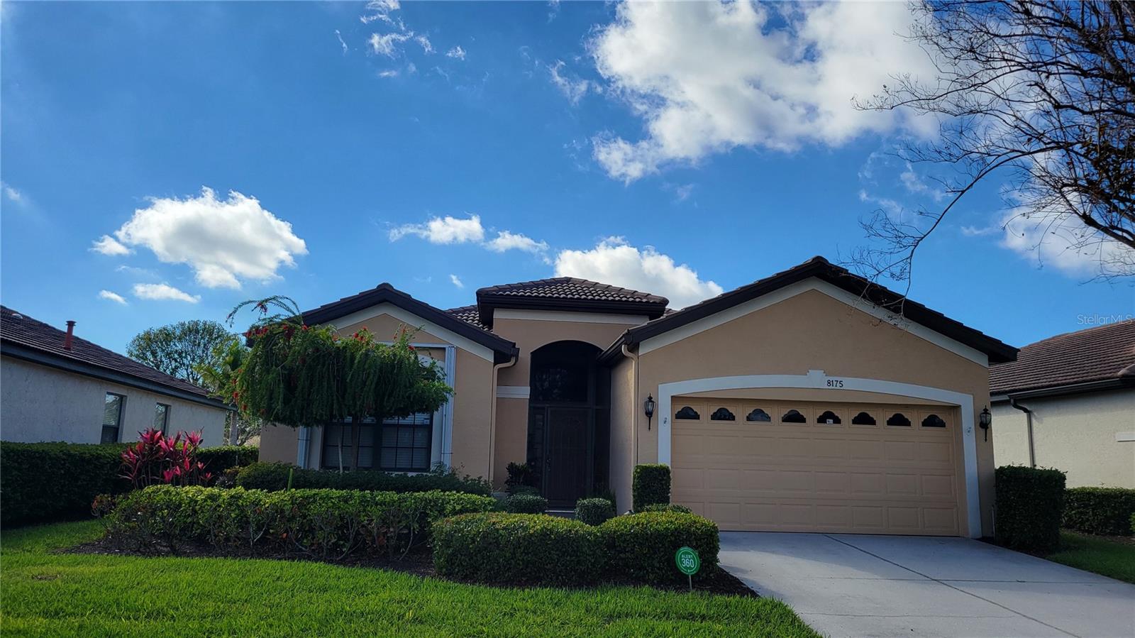 Annual Turnkey Furnished 55+ community. YOU MUST BE AT LEAST 55 YEARS OLD TO LIVE HERE! Very nice single family home in gated community right off University Parkway. This home is spacious, light filled with a water view, and open planned for ease of entertaining. The furnishings are comfortable. The main bedroom is large with dual windows looking out on the pond, has a roomy walk in closet and en suite bathroom. This bathroom has dual sinks, soaker tub, water closet and walk in shower. The other bedroom has a single bed and there is a den/office set up as well. There is also a massive Florida room which has been converted to interior space for year round enjoyment. This home provides a two car garage with additional storage and spare frig. The community has a clubhouse with lounge, party rooms, fitness center, resort style pool and hot tub and bocci courts. This location is super convenient for shopping, fine and casual dining, I-75, the airport, downtown Sarasota and the beach. Is it time for your turn in paradise?