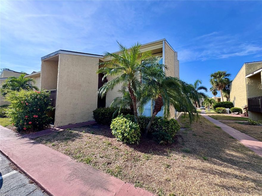 Enjoy Florida living in this affordable community only minutes from the famous Siesta Beach. This 1 bedroom 1 bathroom second floor unit  with great views on the community pool. The monthly fee includes: water, sewer, building insurance and outside maintenance including the roof and grounds. Upgrades includes: open and updated kitchen, screened porch, granite countertops, tile floor throughout, AC 2016, Roof 2022. Furnishing is optional. Enjoy access to amenities such as swimming pool, tennis courts, fenced doggie park, BBQ grill and fitness center. Minutes from the famous Siesta Beach, and minutes from shopping, dining, entertainment and the highway.