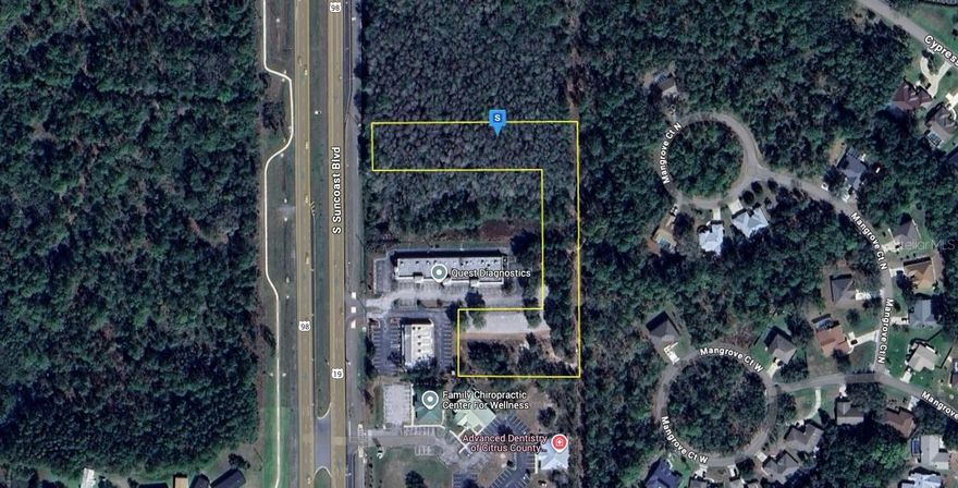 This 2.84-acre vacant lot in Citrus, FL offers a prime opportunity to build your dream property in a highly desirable location. The site features mature trees, beautiful views, paved roads, and essential utilities including power, public water, and public sewer already available on-site. Perfectly situated close to shopping, pristine beaches, Weeki Wachee Springs, and Crystal River, with convenient access to the Suncoast Parkway for an easy commute to Tampa Airport. The property is being sold as land only, as is, and while street addresses are provided for listing purposes, a true address will be assigned once the lot is developed. With its combination of location, accessibility, and natural beauty, this lot is a rare opportunity to create the perfect Florida retreat.
I MAKE IT MY POLICY TO PUT ALL KNOWN INFORMATION ABOUT EACH LOT IN THE WRITE UP DETAILS, SO IF YOU DON’T SEE THE ANSWER YOU’RE LOOKING FOR , PLEASE CONTACT THE COUNTY TO GATHER INFORMATION.PLEASE UNDERSTAND WHEN BUYING OR SELLING VACANT/RAW LAND THIS IS USUALLY THE CASE. THE LISTING AGENT DOES NOT GUARANTEE THE ACCURACY OF THE INFORMATION IN THIS LISTING AND IS TO BE HELD HARMLESS OF ANY MISREPRESENTATION. BUYERS ARE ENCOURAGED TO DO THEIR OWN DUE DILIGENCE TO MAKE SURE THE LOT IS A GOOD FIT. SELLERS HAVE STATED THAT THEY WISH TO SELECT THE TITLE AGENCY FOR CLOSING. THEY ARE WILLING TO COVER THAT COST AT CLOSING. THANK YOU FOR LOOKING. THIS IS A FLAT FEE LIMITED-SERVICE LISTING.