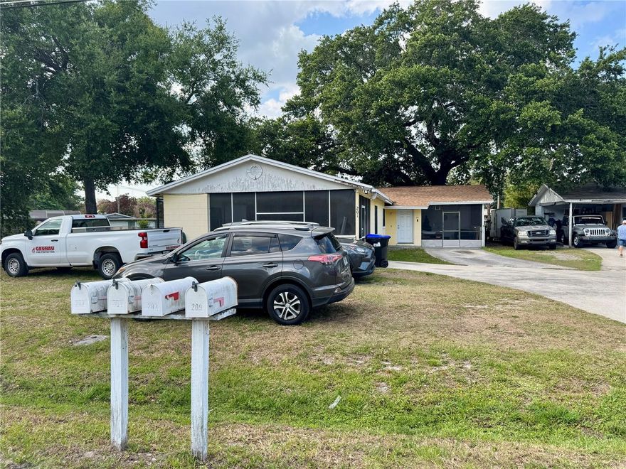 Rare opportunity to own a duplex in the heart of Orlando with NO HOA!  Located in the tri-cities (Edgewood, Pine Castle, Belle Isle), this property offers excellent investment potential and is zoned R-3 multi-family, with possible future development potential for up to three units such as triplex, subject to buyer verification. The roof was replaced in 2022 for long-lasting durability and bathroom remodels were done in 2022 and 2026.  Location is the key! Only a few miles from The Florida Mall, Downtown Orlando, and Orlando International Airport. Minutes to FL 528, I-4, major thoroughfares and restaurants. This is a perfect investment opportunity for one to add to their portfolio. Close to everything but tucked away on a peaceful street, this home is all about modern living done right. Don't miss out - schedule your showing today! Adjacent building 207 is also for sale.