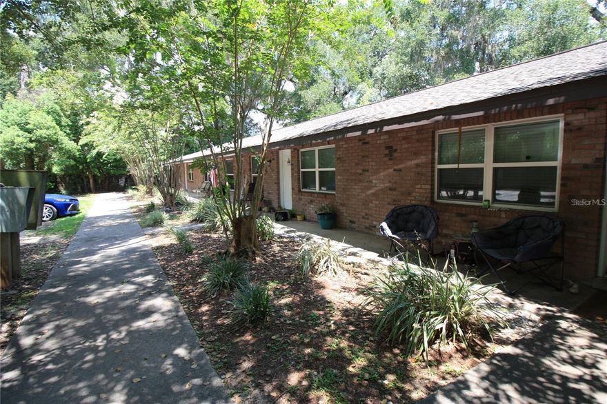 Great location, quiet setting with plenty of parking right at your front door, outdoor space front and back. This one story 2 bedroom unit is ready for move in. Updated kitchen and bath room.. Property has living room, dining space and full kitchen .. primary bedroom on ground floor, utility room includes a washer/dryer. . recently painted with newer appliances this unit is a peaceful relaxing spot to start and end your day. no HOA, exterior maintenance is handled by owner.