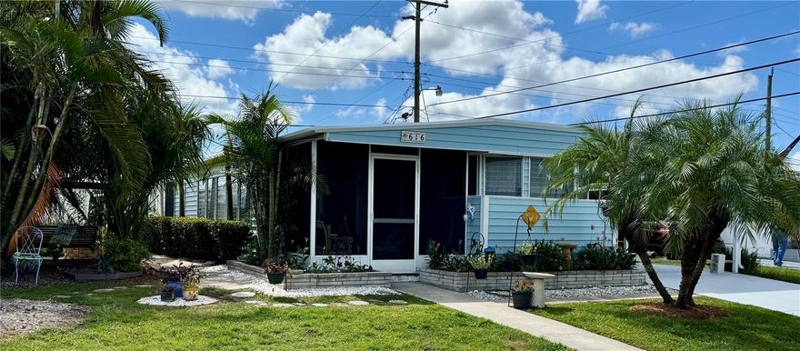 Charming 1BR/1BA Mobile Home in 55+ Fair Lane Acres – Move-In Ready!
Welcome to this well-maintained and partially furnished one-bedroom, one-bath mobile home situated in the vibrant 55+ community of Fair Lane Acres. Initially built in 1960, this cozy home has been lovingly cared for and updated for your peace of mind and comfort.  Features You'll Love:  Neat, clean, and move-in ready.  Bright interior with a lovely, shaded garden view featuring water features.  AC replaced in 2015.  Roof, carport, washer, and dryer all replaced in 2025.  Renewable/transferable termite contract with Aardvark ($70/year).  No flooding from Hurricanes Helene or Milton.  The community amenities include a heated pool, tennis and pickleball courts, Shuffleboard courts, and a Clubhouse with a library and a variety of frequent activities.  This is a pet-friendly neighborhood!  Prime Location:  Just 20 minutes to the beautiful Gulf beaches.  Minutes to SRQ Airport, downtown Bradenton, shopping, dining, golf, banking, and LECOM Park for spring training games.  Low Monthly Fees: Only $134/month – includes water, sewer, pool maintenance, and upkeep of common areas.  Don't miss your chance to own a slice of Florida paradise in an active, welcoming community. Schedule your showing today!