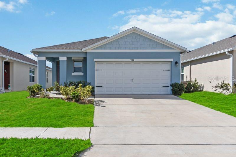 Enjoy Resort Style Living right in your backyard with outstanding amenities including beach entry pool, splash pad, fitness center, clubhouse, walking trails, multiple tot lot, soccer field, tennis court and more!! This spacious and beautiful 3Bedroom 2bath 1 story block constructed home will take your breath away, upgraded tile though out, Laminate counter tops and stainless-Steel appliances. Plus this Smart Home System "Home Connected" with Z wave technology porch light switch, door lock, doorbell, thermostat and touch screen control hub all included. Save money with this energy efficient new home complete with 15 seer AC, dual panel low E windows. Excellent Location with convenient access to 192 and Turnpike. Close to downtown Kissimmee, NeoCity, Lake Nona/Medical City. This is a gem that it won't last!