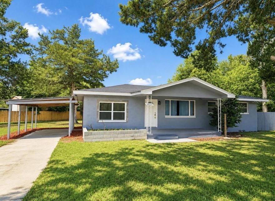 One or more photo(s) has been virtually staged. Move-In Ready Corner Lot Home with Bonus Space! Freshly remodeled and full of charm, this 3-bedroom, 1-bath concrete block home offers comfort, character, and flexibility. Beautiful hardwood floors flow throughout much of the home, while the updated bathroom features a relaxing spa-style shower. A versatile bonus room provides the perfect space for a home office, hobby room, playroom, or second living area. Situated on a spacious corner lot, there's plenty of room for gardening, pets, outdoor entertaining, or creating your own backyard retreat. The fully fenced yard features a newer wood privacy fence, and the covered carport is topped with a recently installed metal roof. Additional updates include a newer roof and HVAC system, both replaced within the last five years, helping provide peace of mind for years to come. Conveniently located just minutes from the local golf course, the Nature Coast State Trail, Manatee Springs State Park, and the Suwannee River, outdoor recreation is always close at hand. Enjoy an easy drive to Cedar Key and the Gulf for world-class fishing, boating, dining, and breathtaking sunsets. Whether you're a first-time homebuyer, looking to downsize, or searching for a move-in ready home with character and convenience, this property is one you won't want to miss. Schedule your private showing today!