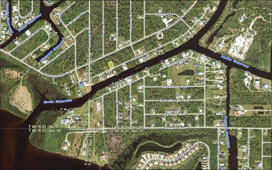 Build ready opportunity on 0.23 acres on Irwin Dr. Lightly wooded lot with a great setting near the water canal. Bring your builder and design your Florida getaway or investment build.