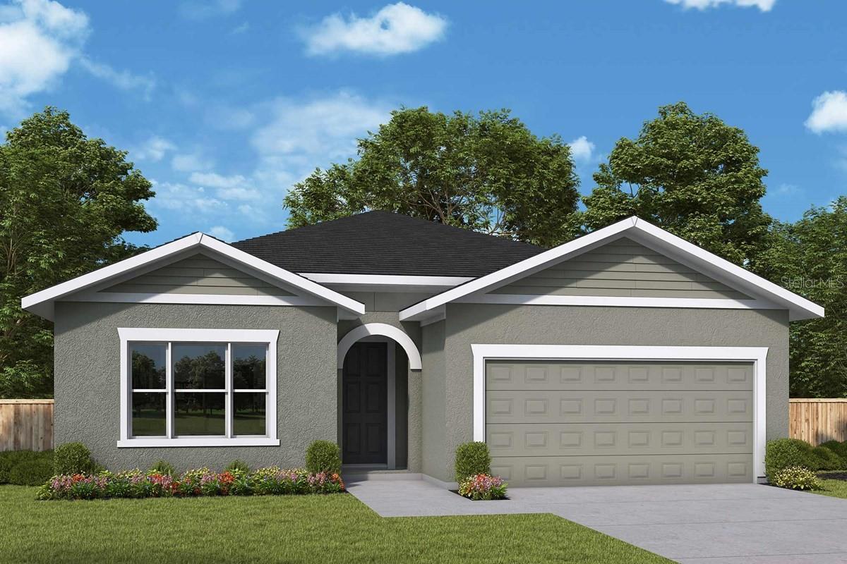 The Northglen by David Weekley Homes at the Peninsula at Rhodine Lake. Welcome to the Northglen, a stunning 3-bedroom, 2-bathroom home with an additional study, perfectly designed for modern living. This Quick Move-In opportunity features an open-concept layout that seamlessly blends style and functionality.The heart of the home is an expansive kitchen with high-end finishes, abundant cabinetry, and a large center island that overlooks the spacious family room. The study offers a quiet retreat for work or hobbies, while the secondary bedrooms provide ample space for family and guests. The luxurious owners retreat is complete with a spa-like en-suite bathroom and an oversized walk-in closet. A two-car garage offers convenience and storage.