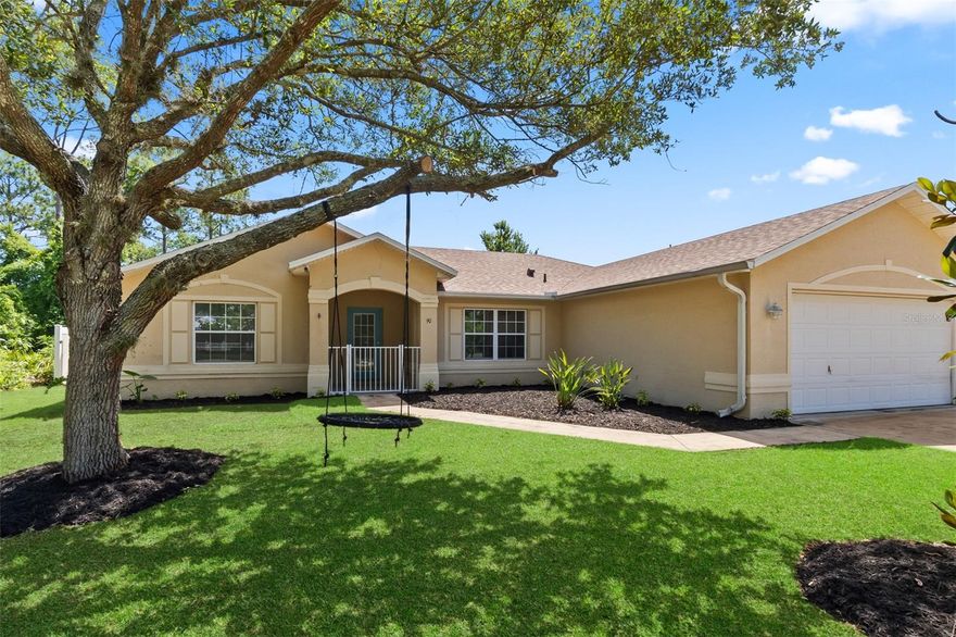 Step into the Florida lifestyle in this spacious Seminole Woods pool home designed for
comfort, flexibility, and easy everyday living. With over 2,300 sq ft and two oversized
primary suites, this home offers room for everyone—whether you’re hosting long-term
guests, creating a private retreat for family, or setting up a multi-gen living arrangement.
The second primary suite feels like its own private wing with a separate entrance,
dedicated HVAC, and French doors opening directly to the pool deck.
Inside, the main living areas feel bright and open thanks to a soaring cathedral ceiling that
spans both the great room and the kitchen. A full dividing wall separates the two spaces for
function and privacy, yet remains open at the top, allowing light and air to flow freely and
giving the home a spacious, connected feel. Tile flooring keeps the home cool and
low-maintenance, while brand-new carpet in the bedrooms adds comfort. Fresh interior
paint throughout makes the home feel clean and move-in ready.
Step outside and you’re instantly in vacation mode. The large, screened saltwater pool
and saltwater inground hot tub create a private outdoor oasis perfect for relaxing,
entertaining, or enjoying warm Florida evenings. New screening and a new pool pump keep
everything crisp and ready to enjoy, and the convenient pool bath means no wet feet
through the house. The fully fenced yard adds privacy and space for pets or play.
Energy-efficient upgrades—including a 2021 roof, solar panels, and solar hot water
heater—help monthly costs while adding long-term value.
Located in the quiet Seminole Woods neighborhood, you’re minutes from I-95, shopping,
parks, and a quick drive to Flagler Beach. This home blends everyday practicality with the
relaxed coastal lifestyle Palm Coast is known for.