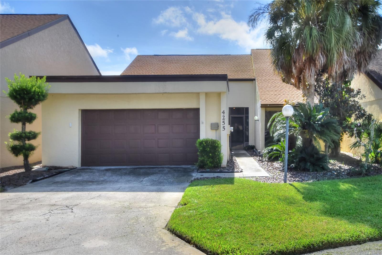 One or more photo(s) has been virtually staged. Great opportunity to live in a gated community in Imperialakes. The 3rd bedroom does not have a closet but has its own full bathroom. The triple split bedroom plan features a full bathroom for each bedroom. Enter thru a 8x5 screen porch and double front doors into the living room with vaulted ceilings. The formal dining room has a wine bar, plantation shutters and new windows. The enclosed porch has triple sliding glass doors that when open add to the spacious feeling of the living room. The primary bedroom has new windows and features an en suite bathroom with a double sinks, vanity, shower and large walk-in closet. The large kitchen has lots of sunlight and features solid surface counters, tile backsplash, stainless steel appliances and microwave (new in 2024). Inside utility and spacious 2 car garage (recently repainted) with closets completes this home. The roof was replaced in 2023.