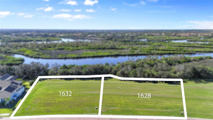*The Islands on the Manatee River, just voted Best Overall Community Category 3 in the 2026 Parade of Homes by the Suncoast Builders Association* A one-of-a-kind Waterfront Opportunity! Presenting the last two remaining side-by-side lots (32 & 33) on the Manatee River without an easement between them—allowing for one centrally custom designed estate home. Together, these lots total over one acre and offer an impressive 341 feet of river frontage, along with two deeded boat docks. Located in an X-rated Flood Zone, this is your chance to build the waterfront home of your dreams. You may choose from 11 pre-approved luxury builders or take advantage of the Bring Your Own Builder Program. The Islands is a premier gated community with a 24-hour manned guard gate, a community center with banquet room and fitness facility, and a private dock and boat launch. Just a short golf cart ride away, you’ll also enjoy The Club at River Wilderness, featuring an 18-hole championship golf course, clubhouse with restaurant and bar, athletic facility, pool, plus tennis and pickleball courts. Located in an award-winning community, this property provides direct boating access to the Gulf of Mexico, perfect for boating enthusiasts and water lovers alike. Don't miss this rare opportunity to own a piece of paradise, where luxury living meets waterfront bliss.  Call today to schedule your exclusive showing.