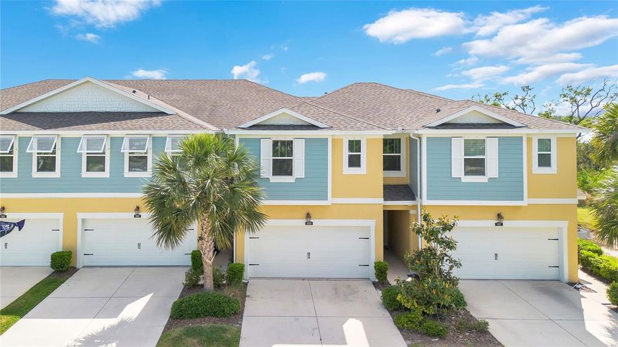 WATERFRONT living in this beautifully upgraded townhome located in the gated Bayside Terrace community. This rare, larger waterfront unit stands out from the rest, offering expanded water views to create a bright, airy layout with even more breathtaking views of the bay and conservation area from the comfort of your kitchen, living room, and dining area. Step inside to find high ceilings, an open-concept floor plan, and an upgraded kitchen built for entertaining, featuring an extended island, a side bar with glass front cabinetry or the perfect coffee station, and equipped with a huge walk-in pantry. There is so much space in this kitchen! Upstairs, the owner’s suite overlooks the water and offers a luxurious en suite retreat with a soaking tub, separate shower, dual vanities, and a large walk-in closet. Two additional bedrooms and a spacious bonus room provide plenty of flexibility — ideal for a game room, movie room, or playroom. You’ll also love the oversized laundry room conveniently located just off the primary suite, so there’s no need to carry clothes far. Relax and unwind on your screened lanai overlooking the water, or take advantage of the resort-style amenities Bayside Terrace is known for which include a stunning infinity pool overlooking Tampa Bay, a fitness center, outdoor gas grills, a cozy fire pit to relax by after a long day, a kayak launch and storage area, as well as a waterfront pier perfect for fishing and enjoying those sunset views. LOCATION IS KEY as it's just minutes to downtown Oldsmar’s restaurants and shops, 10 minutes to downtown Safety Harbor, 20 minutes to Honeymoon Island, 25 minutes to Tampa International Airport, and 30 minutes to Clearwater Beach. This home offers the perfect balance of waterfront serenity and convenient access to everything you need throughout Tampa Bay. Plus your monthly rent includes: Cable, Internet, Water, Trash, AC Filters, Salt for Water Softener System, Grounds Maintenance and Gated Access. Enjoy maintenance-free, waterfront living in one of Oldsmar’s most desirable communities — this spacious, one-of-a-kind townhome is truly a rare find!