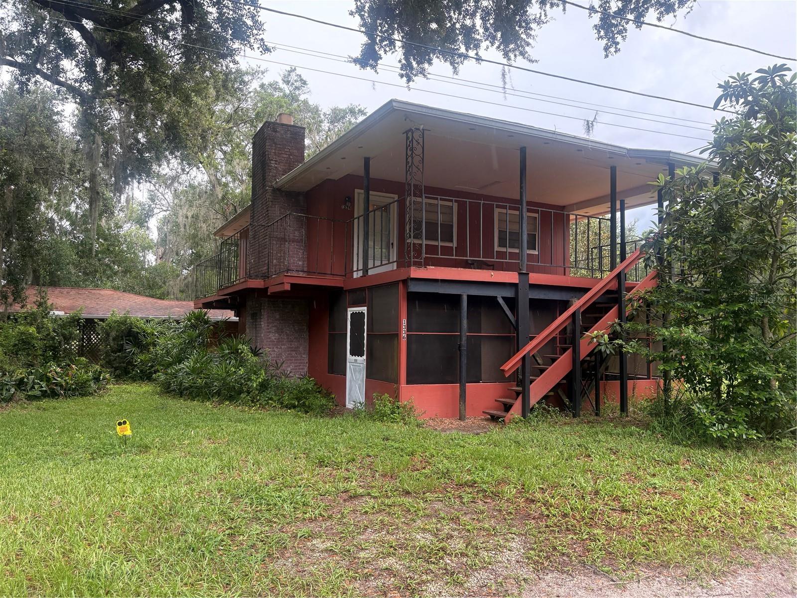 Live Simply in this quaint and secluded 1 bedroom, 1 bathroom 2nd floor apartment home conveniently located off of Livingston just south of Highway 54. The 2nd floor unit offers a decorative fireplace, wrap-around porch, pond view and a relaxing Florida setting. Spend your evenings relaxing on the large front covered porch with built-in seating or take a stroll around the wrap-around porch to catch the many views of the Florida sunsets. The interior of this home offers carpeted floors, storage closets, a living/dining room combo, a designated kitchen and a bedroom with a tub shower combo. A laundry area is available on the property. Water, sewer, trash, and laundry if only one tenant are included in the rent. Renter's Insurance will be required. Did we mention this apartment is located minutes from the Tampa Outlet Mall, shopping, restaurants and Interstate 75? Call today for your private tour.