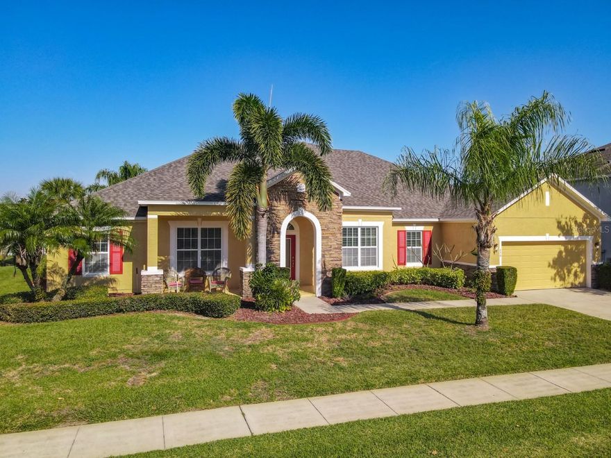 !! CREAM PUFF ALERT!!  Located in the sought-after David Weekley (custom home) section of Westyn Bay, within a short distance to the community amenities, this 100% TURN-KEY, move-in-ready POOL HOME has been meticulously prepared for the market, and is sure to please every member of the family ** Preparations include a high-quality complete interior paint job (including the 3-car Tandem garage), with high-level carpeting installed in carpeted areas ** THIS HOME TRULY SHOWS BETTER THAN NEW ** The spacious, OPEN FLOOR PLAN features Formal Living & Dining Rooms at Entry w/Elegant Crown Moldings,  flowing to the HUGE Kitchen with Silestone Countertops, overviewing the equally spacious Family Room.  The ISLAND IS MASSIVE, with Breakfast Bar Seating & Large Casual Dining Area ** Canned lighting installed in Formal Living Room & Family Rooms ** There are 4 bedrooms, 3 bathrooms on ground floor (split-plan style) with H-U-G-E Primary Suite, luxurious primary bathroom – and the biggest closet you’ll see today ** ALL bedrooms are large with HUGE bedroom #4 ** On the second floor, you’ll find an EQUALLY LARGE PRIMARY BEDROOM (yes, it’s a double-master), with another huge closet, an additional large bedroom, and a shared bathroom.  This additional primary bedroom has a multitude of uses including Bonus Room, Home Theater, Home Gym, Game Room, a Teenager’s dream bedroom – or any use you can imagine ** Last, but not least – you will LOVE-LOVE-LOVE the CUSTOM POOL, Elevated SPA and GROTTO with Fountain.  This will literally be the nicest pool you will view today!  Additional pool features include “outdoor tile decking”, “auto-pop-cleaners”, “salt system”, “electric heater”, and “smart phone app” controlling multiple pool functions ** MORE VALUE – how about a BRAND-NEW ROOF W/FULL WARRANTIES TO BUYER (installed 11/19/25).  Both 16-SEER HVAC Systems replaced in 2020, and exterior painted in 2024 ** Note:  Fam Rm., both primary bedrooms and another bedroom have in-wall conduits for installation of wall-mounted TV.  All present wall mounts convey.  All outdoor furniture and storage bins for pool convey.  Room sizes are approximate and exact measurements can be verified by buyers. ** Westyn Bay offers resort-style living, with unmatched amenities at this price point.  Those amenities include a 24-hour Gate Attendant, HUGE Community Pool, Basketball, Tennis/Pickleball Courts, Sports Fields, Volleyball Court, Playground and Walking Paths along scenic Lake Apopka.  There is even a Fishing Pier on Lake Apopka for the angler or nature lover in the family.  Biking enthusiasts will enjoy quick access to the West Orange Bike Trail leading to the wildly popular Downtown Winter Garden area and South Lake Trail ** This unbeatable location is a mere 17 min. drive or 30 min. bike ride to Downtown Winter Garden - home to Crooked Can Brewery, a weekly Farmer’s Market, gourmet foods, shopping, restaurants, and seasonal events year-round ** Enjoy immediate access to all major roadways, Beaches and Theme Parks ** Publix, Starbucks, Walgreens and more – are right outside the main gate! ** BE SURE TO VIEW THE 3-D WALK-THROUGH TOUR & YouTube AERIAL VIDEO **