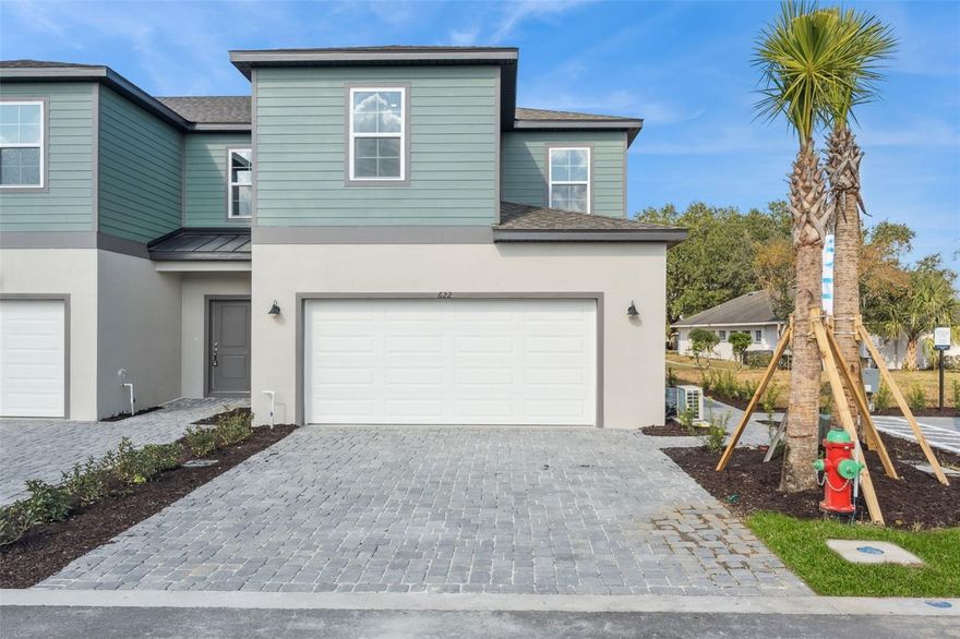 An exceptional leaseback investment opportunity awaits with our newest Campbell Model Home in Connors Cove, Eustis, FL. This beautifully designed townhome features 3 bedrooms, 2.5 baths, a 2-car garage, and 1,677 sq. ft. of well-planned living space—an attractive offering for long-term value and strong resale potential. The home comes fully equipped with all appliances, providing immediate convenience and added investment appeal. It also includes desirable upgrades such as Luxury Vinyl Plank flooring, designer lighting, a stylish side entry, and professionally curated landscaping. These refined details enhance the home’s presentation and overall market desirability for future homeowners. The open-concept first floor brings together the kitchen, dining room, and great room in a seamless layout. The gourmet kitchen showcases Quartz countertops, contrasting cabinetry, and a generous center island, offering a modern and polished look. Upstairs, the primary suite, two additional bedrooms, and a conveniently located laundry room create a comfortable and functional second-floor design. Located in Eustis, just minutes from the shops, dining, festivals, and lakeside charm of historic Mount Dora, Connors Cove provides a sought-after setting with excellent proximity to daily conveniences and recreation. The HOA includes lawn care, ensuring lower maintenance responsibilities and long-term ease of ownership. Don’t miss this rare opportunity to secure a model home leaseback—a low-maintenance, high-quality asset in one of Central Florida’s most desirable and rapidly growing communities. DISCLAIMER: Photos and/or drawings of homes may show upgraded landscaping, elevations and optional features that may not represent the lowest priced homes in the community. Pricing, Incentives and Promotions are subject to change at anytime. Promotions cannot be combined with any other offer. Ask the Sales and Marketing Representative for details on promotions.