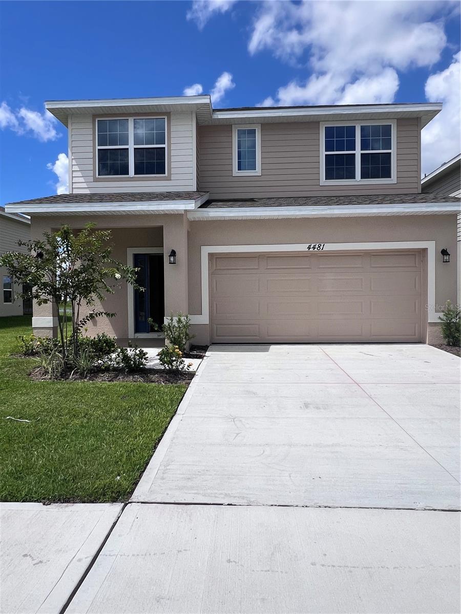 Ready to close in 30 Days. Discover your dream home featuring 4 bedrooms, 2.5 bathrooms, and a spacious loft. With closing costs PAID and up to $20,000 FLEX Cash available to buy down your interest rate and/or cover prepaids, you'll save thousands with our preferred lender. Designed for entertaining, the open floor plan showcases an upgraded kitchen with granite countertops, a large island, staggered 36" cabinets with crown molding, and beautiful Whirlpool stainless steel appliances. This home also features a spacious laundry room and a second-floor loft, along with walk-in closets in 3 of the 4 bedrooms. The covered lanai and the property backing up to the pond provide an ideal setting for outdoor entertaining. Enjoy peace of mind with a 1-year builder warranty and a 10-year structural warranty. Located near Harmony Main, you'll have access to fantastic amenities such as 12.5 miles of trails and pathways, the stunning Harmony Golf Preserve, and a community garden program. Harmony Central offers an escape from ordinary living, combining convenience and leisure with a beautiful community pool with cabanas, no CDD, and a very low HOA. Secure your Adams Home today with just a $1000 deposit! *Please note that the colors included in the pictures are not the exact colors for this home