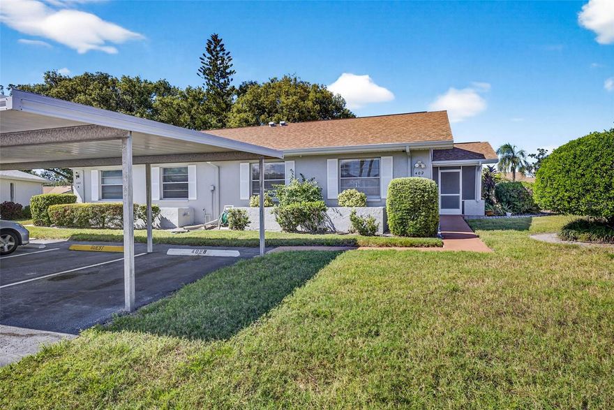 Welcome to this beautifully maintained, move-in ready condo located in the highly sought-after gated 55+ community of Kings Point! This 2-bedroom, 2-bath residence blends comfort, convenience, and Florida living with its spacious layout and versatile indoor-outdoor spaces.Step through the private, enclosed side entry into bright, open living areas featuring easy-care tile flooring throughout. The kitchen offers plenty of cabinet space and flows seamlessly into the dining area—perfect for everyday meals or entertaining guests.Two sets of sliding glass doors lead to the generously sized, air-conditioned Florida Room (approx. 20x8 feet)—ideal for relaxing, hosting friends, or simply enjoying a peaceful moment with views of the outdoors. Adjacent to the Florida Room, you'll find an indoor laundry room and a separate enclosed storage area to keep everything organized and park your golf cart.The owner’s suite is your personal retreat, complete with a walk-in closet and an ensuite bath featuring a walk-in shower. A second spacious bedroom and full guest bath provide comfort and privacy for visitors.Outside, unwind on the private patio—a perfect spot to soak up the Florida sunshine.Living in Kings Point means enjoying a maintenance-free lifestyle with access to resort-style amenities including pools, clubs, recreational facilities, and countless social activities. Whether you're looking for relaxation or engagement, there’s something here for everyone.Don’t miss your chance to own a piece of this vibrant, active community. Schedule your private showing today and start living the carefree lifestyle you deserve!