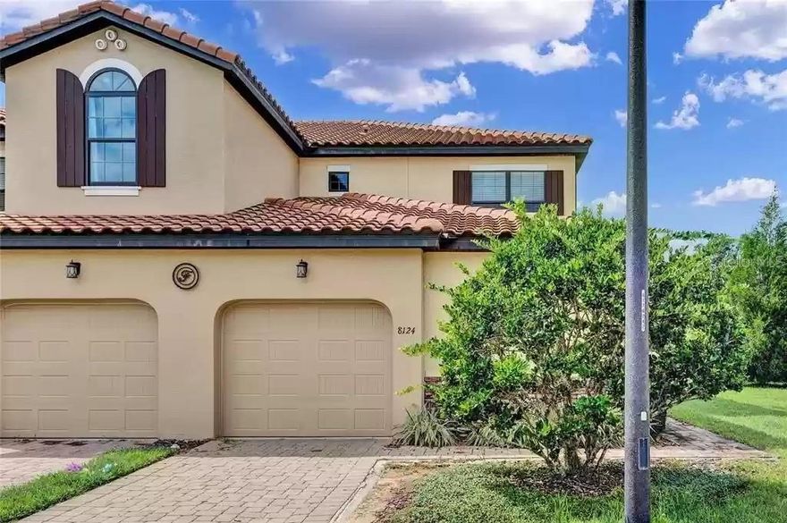 Welcome to 8124 Roseville Blvd – Your Gateway to Resort-Style Living in ChampionsGate! Discover this beautifully maintained 4-bedroom, 3.5-bathroom townhome nestled in the sought-after Fountains at ChampionsGate community. Spanning 2,060 sq. ft., this spacious end-unit offers an open-concept layout, high ceilings, and abundant natural light, creating an inviting atmosphere for both relaxation and entertainment. Key Features: Dual Master Suites: Enjoy the convenience of two master bedrooms, one on each floor, providing flexibility for multi-generational living or guest accommodations. Modern Kitchen: Equipped with granite countertops, stainless steel appliances, and ample cabinetry, perfect for culinary enthusiasts. Private Outdoor Space: Step outside to a serene patio area, ideal for morning coffee or evening gatherings. Community Amenities: Residents have access to a resort-style pool, fitness center, and clubhouse, enhancing the living experience. Investment Opportunity: Zoned for short-term rentals, this property presents a lucrative opportunity for investors seeking a vacation rental in a prime location. Proximity to major attractions like Walt Disney World, Universal Studios, and world-class golf courses makes it highly desirable for tourists. Location Highlights: Minutes away from shopping, dining, and entertainment options. Easy access to I-4 facilitates commutes to Orlando and Tampa. Whether you're looking for a primary residence, a vacation getaway, or an investment property, 8124 Roseville Blvd offers the perfect blend of comfort, convenience, and potential.
