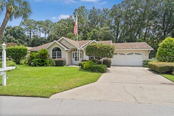 Welcome to this beautifully maintained 3-bedroom, 2-bathroom expanded Providence located in the sought-after 55+ gated
community of Oak Run in Ocala, FL. This home is being sold furnished. Nestled on a quiet street, this inviting residence offers comfort, style, and an ideal Florida lifestyle. Step inside to a light-filled open floor plan featuring an upgraded kitchen with stunning quartz countertops, a breakfast bar, and plenty of cabinet space—perfect for both everyday living and entertaining guests.
Enjoy peaceful mornings and evening breezes in the large screened-in lanai, your own private outdoor retreat
ideal for year-round relaxation or entertaining. The home includes a generous primary suite with a walk-in closet and en-suite bath, along with two additional bedrooms and a guest bath. Oak Run is a 55+ gated community with 6 pools, 5 spas, 2 fitness centers, Library, Billiards Room, Card Room, Dog Park, Restaurant, Golf Course and Driving Range. There are over 110 clubs to join. Community is close to Medical Facilities, Shopping and Restaurants.