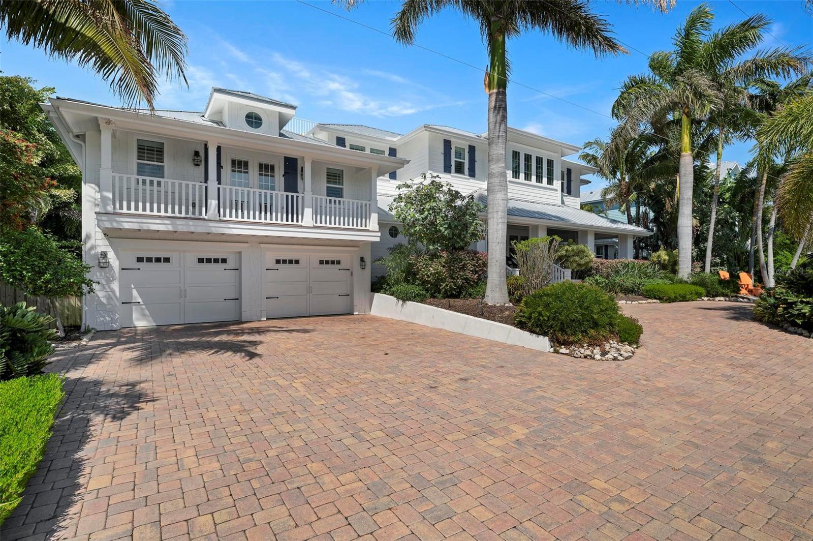 Welcome to Summer Paradise! Discover the epitome of island luxury in this expansive, one-of-a-kind beach home, thoughtfully designed and offering a proven track record as a successful short-term rental. Nestled on an oversized 12,400-square-foot lot, this custom-built property boasts over 4,300 square feet of living space (6,500 square feet under roof) and is fully furnished, complete with an established rental history and bookings secured for 2025. This exquisite home features 6 bedrooms plus a bunkroom area, 6.5 baths, including five ensuite bedrooms for ultimate comfort. The dream kitchen is a chef’s delight, equipped with a gas range, Sub-Zero refrigerator, U-Line under-counter fridge, wine cooler, and a spacious butler's pantry. Designed with both relaxation and entertainment in mind, the outdoor oasis includes a lagoon-style heated pool with a waterfall, waterslide, and hot tub, surrounded by ample living spaces, multiple screened-in porches, and a cabana outfitted with a TV and natural gas fireplace. The crowning jewel is the rooftop deck, offering breathtaking 360-degree views of the Gulf and Bay—perfect for sunsets or stargazing. Just steps from the sugar sands of the Gulf of Mexico, this property is a favorite among vacationers and an ideal investment opportunity. Additional highlights include a large theater room, an office nook, and stunning custom woodwork throughout. Whether you're seeking a profitable vacation rental or your private island retreat, this home offers unmatched luxury and charm. Schedule your showing today and step into your dream beachside lifestyle!