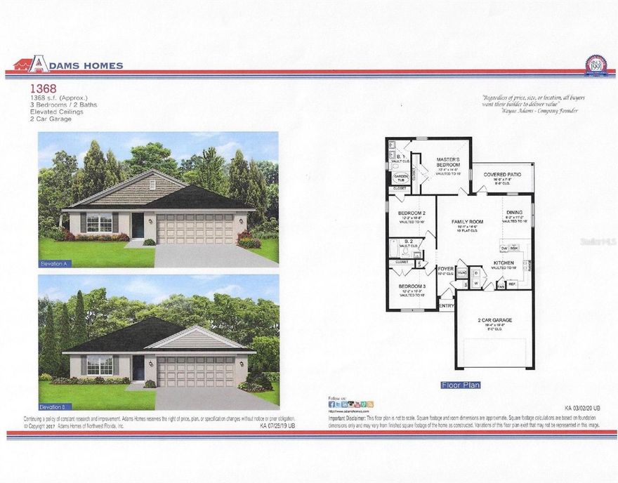 Under Construction. Welcome to this magnificent newly constructed home- 3 bedrooms, two baths with a formal living room and dining room. Nestled in the vibrant North Port area, Vaulted ceilings give this house spaciousness and an airy feel, creating a sense of grandeur in the living area, and allowing the natural light to make the space feel even larger and more inviting. Ceramic tile flooring throughout, designer LED recessed lighting, 36' upper cabinets with crown molding, Granite counter tops in the kitchen and baths, stainless steel appliances, double pane insulated tilt-in sash windows for energy efficiency. This property also comes with a 10-year structural warranty for peace of mind. only $1000 down to secure this home today!