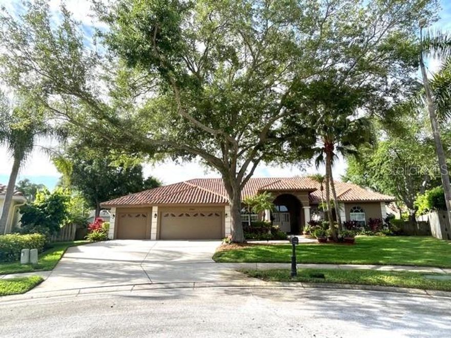 Stunning Executive Home in Highly Sought-After Countrypark subdivision. Nestled on a quiet cul-de-sac in one of Clearwater’s most desirable neighborhoods, this meticulously maintained 3,202 sq ft executive residence offers the perfect blend of luxury, comfort, and Florida living at its finest. Boasting 5 spacious bedrooms, 3 full baths, a private den, and a rare tri-split bedroom layout, this home is designed for both privacy and effortless entertaining. Step inside to find custom craftsmanship throughout, including travertine tile, rich wood flooring, and a chef's dream gourmet kitchen featuring granite countertops, premium custom cabinetry, and an inviting open layout ideal for gatherings. The living space flows seamlessly to your private outdoor oasis—an enclosed pebble-tech pool with a travertine patio, beautifully designed for year-round enjoyment. Step outside to your private backyard retreat surrounded by lush landscaping and huge fully fenced yard. Countrypark, renowned for its charm, well-kept homes and friendly community atmosphere with its signature tree lined streets enhances the home’s serene, upscale ambiance. Just minutes from Florida’s world-famous sugar-sand beaches. This is the executive home that truly has it all—luxury finishes, thoughtful design, and an unbeatable location.
Additional highlights include:
•  3-car garage with exceptional storage
•  Indoor laundry room with additional custom cabinetry
•  Tri-split floorplan perfect for multigenerational living or guest privacy
•  Centrally located with quick access to top-rated dining, luxury boutique shopping, and vibrant nightlife
*      20 Min drive to Tampa International Airport
