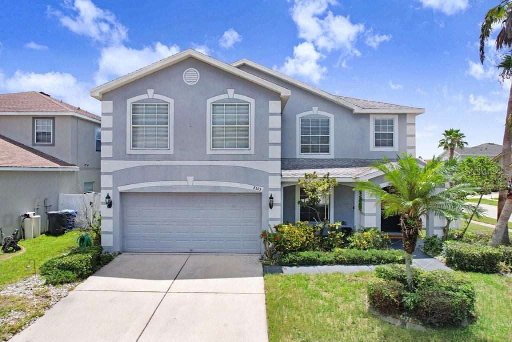 Looking for a spacious home for the whole family, then this is the property for you! This house is situated in South Bay Lakes and sits on a corner lot that boasts almost 3,000 square feet. Upon stepping on the quaint front porch and opening the double front doors, you are greeted with fresh interior paint with an open floor plan that includes a formal living and dining space, breakfast nook, and spacious family room that are tiled throughout. The kitchen is at the center, providing easy entertainment with stainless steel appliances, granite countertops, tile backsplash, wine fridge and pantry. The first floor also has an office as well as a half bath that is convenient for your guests as it is also accessible from the backyard private screened pool, with tranquil blue waters to relax your cares away.
Upstairs you will find a massive loft with wood floors that could be used as a movie room as it has speakers for great sound or another ample space for the family to hang out. There is also a laundry room upstairs for your convenience as well as 2 bedrooms that share a bathroom with two double sinks and a shower/tub combo. Upon entering the primary bedroom suite, you are greeted with its enormous size, making it a great retreat with his and her closets with sliding doors. The en-suite bathroom has a large soaking tub, double sinks, separate glass enclosed shower, and water closet.
Conveniently located near I-75 / I-4 for an easy commute as well as shopping and entertainment. Call today for a private showing.