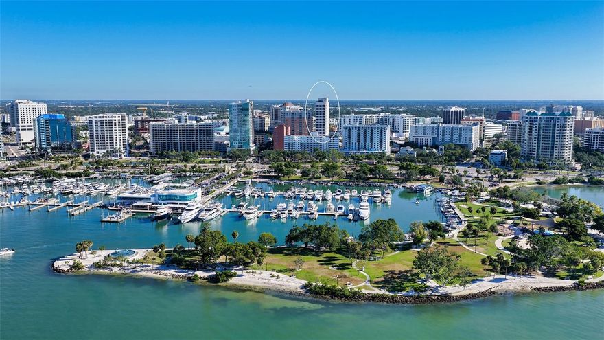 Live Where the Action Is — And Love Every Minute of It! Built in 2024 and located in the absolute heart of downtown Sarasota, this 3-bedroom, 3.5-bath stunner puts you right in the middle of everything you love. Enjoy: water views from your living room, terrace, and owner’s suite; soaring 11-foot ceilings; sleek Miele appliances (with a gas cooktop!); and gorgeous custom Italian cabinetry. Need more? There’s a walk-in pantry, Lutron shades throughout, built-in surround sound, a laundry room with sink, and a jaw-dropping owner’s walk-in closet. You’ll also get two parking spaces with EV charging capability and bonus storage— you really can have it all. Step outside and you’re just minutes (or steps!) from Sarasota’s best restaurants & shops, the Saturday Farmers Market, art walks on Palm Avenue, and events on State Street. When you're ready to unwind, the rooftop saltwater pool is your go-to for sunsets, fireworks, or just a little peace above the city. This is downtown living—done right.