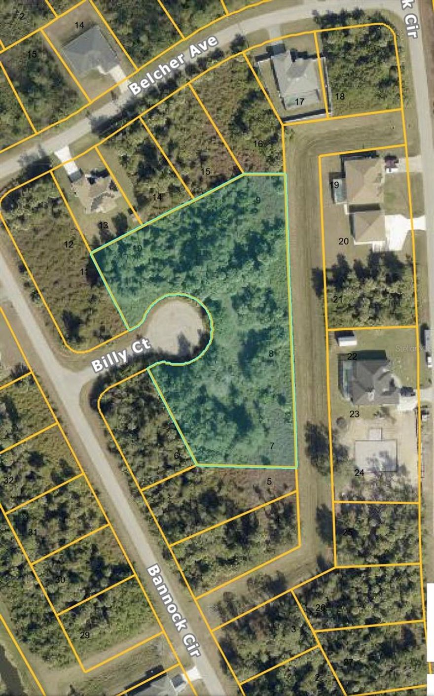 Imagine the possibilities with this spacious 1.61-acre NO flood zone parcel in quickly growing North Port! It feels like country living tucked away at the end of a quiet cul-de-sac, but this property combines privacy with convenience. You’ll love being just minutes from parks, schools, shopping, dining, and quick access to I-75 for an easy commute. Whether you’re dreaming of a custom home, a seasonal getaway, or an investment opportunity, this large parcel consisting of 4 lots gives you the space and flexibility to bring your vision to life. With North Port’s incredible growth, now is the perfect time to secure your piece of Florida living!