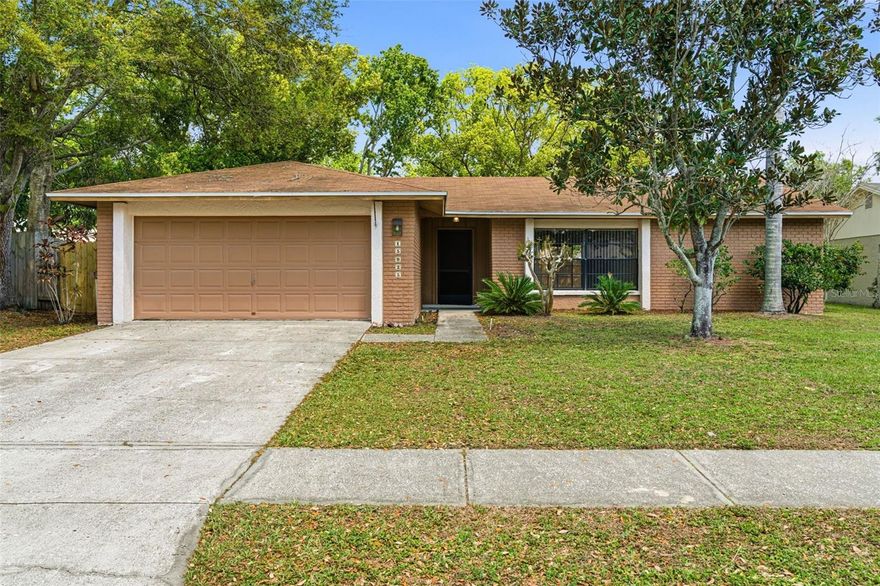 Location! Location! Fantastic opportunity in the Carrollwood area! Ideally located near Veterans Expressway, Dale Mabry, Tampa International Airport, Citrus Park Mall, International Mall, all kinds of restaurants and shopping options. Newer AC This 3-bedroom, 2-bathroom home sits on a spacious  lot in one of the best school districts of the area.  Enjoy the backyard perfect for grilling and entertaining guests.  Low HOAs and no CDD fees!  Don’t miss your chance to make this exceptional home yours!