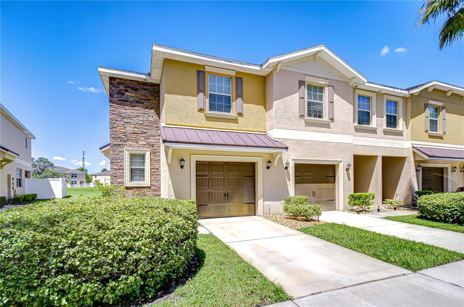 Stylish, Spacious & Move-In Ready in Verandah Townhomes! ????
Discover the perfect blend of comfort, convenience, and Florida living in this beautifully maintained 3-bedroom, 2.5-bath townhome with a 1-car garage and 1,666 sq ft of thoughtfully designed space. Located in the highly desirable Verandah Townhomes community, this home is concrete block construction all the way up to the second story—a rare and valuable feature!
Step inside and feel right at home with an open-concept main floor featuring luxury vinyl flooring, neutral tones, and abundant natural light. The modern kitchen boasts 42-inch maple cabinetry with crown molding, granite countertops, newer stainless steel appliances, pantry storage, canned lighting, and a spectacular water view of the peaceful pond right outside.
Need flexible space? The oversized upstairs loft offers endless possibilities—think home office, game room, or cozy retreat! All bedrooms, including the serene owner’s suite with a walk-in closet and pond view, are located upstairs along with a conveniently placed laundry room.
Enjoy Florida’s sunny days and tranquil evenings on your private, brick-paved lanai overlooking the water—perfect for coffee, cocktails, or simply relaxing. The attached garage adds everyday ease with added storage space.
But that’s not all! Living in Verandah Townhomes means resort-style amenities including 2 sparkling pools, clubhouse, and fitness center—all included in your low monthly HOA, which also covers exterior painting, lawn care, water, sewer, and trash.
? Highlights at a Glance:
Solid block construction (1st & 2nd floor!)
Open-concept living with luxury vinyl flooring throughout
Chef-style kitchen with granite, pantry, and stainless steel appliances
Spacious upstairs loft + laundry room
Owner’s suite with water view & walk-in closet
Private lanai with peaceful pond views
1-car garage and ample guest parking
HOA covers major exterior and community perks
NOT in a flood zone!
?? Location, Location, Location!
Just minutes from the Suncoast Parkway, you're a short drive to Tampa, St. Pete, and the Gulf beaches. Enjoy nearby Starkey Wilderness Park, Sunwest Water Park, Hudson Beach, and downtown New Port Richey with year-round festivals and kayaking on the river. Publix, shopping, dining, golf courses, and marinas are right at your fingertips!
Whether you're a first-time buyer, downsizing, or looking for a low-maintenance second home, this one checks all the boxes.
?? Don’t miss your opportunity to own a slice of Florida paradise—schedule your private showing today!