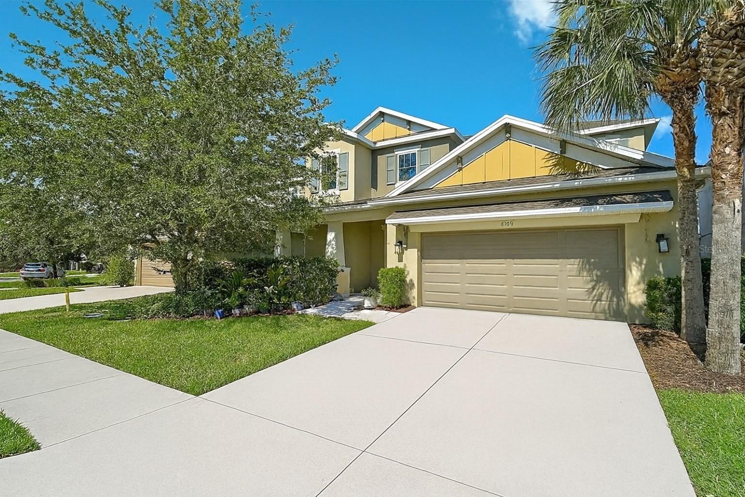 MOTIVATED SELLER! One or more photos virtually staged. Beautifully maintained 4-bedroom, 3.5-bath home with nearly 3,000 sq ft of living space in the highly sought-after Arbor Lakes on Palmer Ranch. This spacious two-story residence offers an ideal floor plan featuring a first-floor primary suite with dual vanities, soaking tub, separate shower, and his-and-her walk-in closets. The gourmet kitchen includes natural gas, granite countertops, solid wood cabinetry, stainless steel appliances, and a large island with breakfast bar, opening into the great room and casual dining area — perfect for entertaining. Luxury vinyl floors and carpet througout.
Upstairs you’ll find three generously sized bedrooms, two full baths, a large bonus room/loft, and a convenient laundry room. Outside, enjoy a covered lanai overlooking the private preserve, with plenty of room for a pool. The home sits on an oversized lot and includes a 2-car garage and paver driveway.
Located in an A-rated school district with easy access to I-75, shopping, dining, and world-famous Siesta Key Beach. Arbor Lakes offers resort-style amenities including a community pool, spa, splash pad, playground, sand volleyball, fire pit, and more. Low HOA, no CDD. Move-in ready and a must-see!