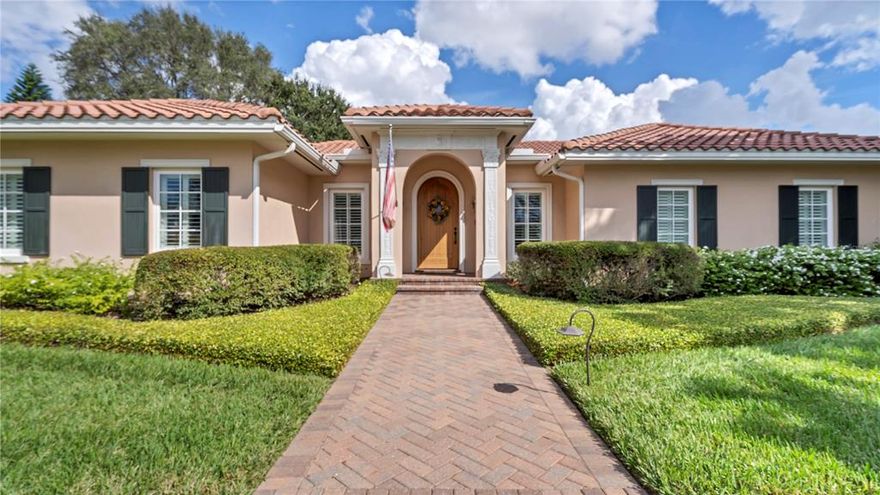 Welcome to an amazing Mountain Lake estate, where beautiful sunsets await from this 2014 fully renovated and custom home perfectly situated on approximately six acres with direct, breathtaking views of Bok Tower.

Upon entering into the exquisite foyer, be greeted by the casual elegance that is found in this bright open floor plan which effortlessly blends architectural character with a warm and modern look.

Included in this three bedroom, three full and two half-bath home is a spacious living room and dining room with beautiful hardwood floors, tall tray ceilings with custom recessed lighting, double crown molding and gorgeous 12” baseboards. There are many windows in the formal dining which offer lots of natural light and brilliant views of the Tower. Steps away you’ll find the magnificent kitchen with professional appliances, completely open the adjacent family room with beautiful, beamed ceiling and beyond into enclosed sunroom with summer kitchen, wood beamed ceiling and chiseled travertine floors. The private owner’s suite is stunning with a spa-inspired bathroom, complete with coffee bar, his and her large walk-in closets with custom built-ins, separate marble vanities, a soaking tub, and a pass-thru shower. The third guest suite with full bath and walk-in closet has its own private den/tv room and a second complete kitchen. Complimenting the interior, the outdoor space offers resort-style living around the custom-designed firepit and expansive lawn. Additional attributes include a butler’s pantry with 5’x5’ walk-in cooler, custom wooded bar area with built-in 90 bottle wine cooler, large laundry with oodles of storage, a mud room with built-in workstation, 11 and 12” baseboards, soft-close cabinetry drawers, skim-coat flat finish on the walls and ceilings throughout and plantation shutters. A three-car garage completes this amazing home!