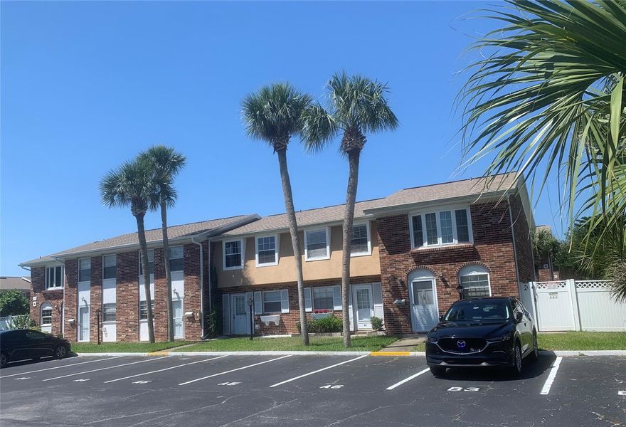 This Remodeled 2 Bedroom, 1 1/2 Bath Townhouse Condo boasts 1122 SF and is located directly across from the Intracoastal Waterway. Be the first to enjoy the 2018 upgrades of New Paint, Carpet, Kitchen Cabinets & Countertop, Lights, Blinds, and Hurricane Rated Sliding Door. Roof 2016, HWH 3 years, AC 4 years. Spacious Living/Dining Room with 15' Storage Area under Stairway and Half Bath are downstairs along with Large Pantry and In-Unit Laundry Closet with Stackable Washer/Dryer. Two Large Bedrooms, Full Bath and Attic Storage Area are upstairs. Your Fenced Courtyard is private, shaded by a tree and awning and has power outlet and hose bib. The gate leads you down a landscaped walkway to the 45' x 22' sparkling Community Pool. The unit is conveniently located close to its 2 Designated Parking Spaces and the pool. Low HOA Dues have you covered with Basic Cable, Water/Sewer, Trash, Pest Control, Building Ins., Exterior Maintenance, Lawn and Common Areas. Take a short stroll along the sidewalk to Riverfront Veterans Memorial Park with boat ramp, dock, pavilions, playground and restrooms or to nearby Sunshine Plaza, Publix, shopping and restaurants. Call me to Schedule Your Private Showing Today! All information intended to be accurate/Buyer to verify. ;Water: City