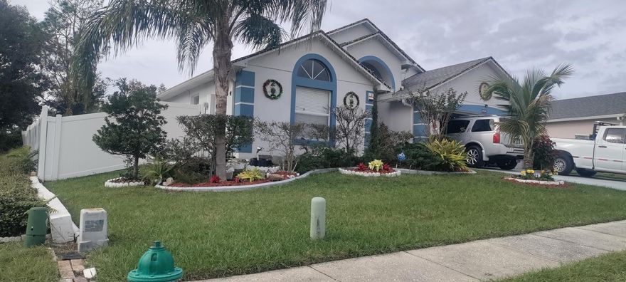 Sold As Is Come see this beautiful home located in a beautiful community. This is the place to start your family. Close to major highway and just miles away from the amusement parks that Orlando has to offer. You and your family will enjoy the spacious private back yard along with the screened lanai. The front porch has ample place where you can sit and enjoy the outdoor breeze. Bring your pickiest Buyer this one will not last for long. A must see. Motivated sellers show and sell.