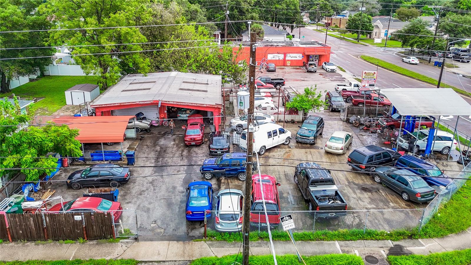 Zoned Commercial Intensive. Future land use of Community Commercial 35 (CC-35). Property has been used as an auto repair shop for many years. It can be kept as an auto shop, or developed into something different. The property is located right on the intersection of Lake & 15th, so it is in both the East Tampa CRA and the East Tampa Opportunity Zone.