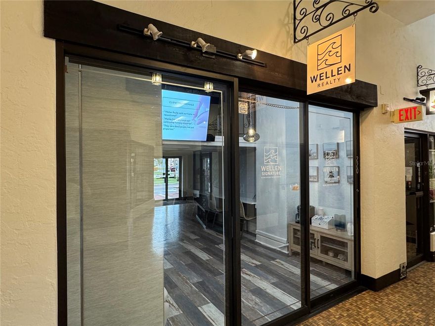 A great opportunity to lease a commercial condo in the historic KMI Building (San Marco) on the Island of Venice. Updates including floors, ceiling painting and light fixtures. This 564 SQF first-floor unit, with a mezzanine perfect for your new business. This space is perfect for a Professional, Office, or Retail business. This highly desirable location gives you full access to the clubhouse/Conference Room and pool. Offering easy access to multiple restaurants, cafes, and shops. The location also offers easy accessibility to public transportation, making it convenient for both employees and clients.