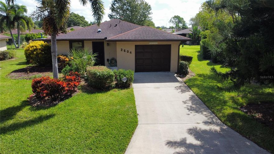 *** NEW ROOF BY SELLER BEFORE CLOSING!! *** Step into this move-in ready, free-standing villa in Cambridge Village West, a 55+ Community, close to shopping, restaurants, the beach and much more!  This home not only has charming interiors but all furniture is included, making this home an absolute dream for those seeking a hassle-free move.  You will appreciate the spacious open floor plan, inviting you to indulge in seamless living and entertaining. The bedrooms in this delightful villa are havens of comfort, where you can retreat at the end of the day and enjoy a peaceful night's sleep. The master suite offers a cozy atmosphere and a private en-suite bathroom that exudes charm and practicality. The second bedroom is versatile and can be transformed into a guest room, an office, or a creative space to suit your needs.  The Florida room gives ample space for relaxation and enjoyment and is a perfect spot to unwind with a good book, sip a cup of tea while basking in the sun, or host intimate gatherings with loved ones.  Beyond the walls of your charming home, the community offers a few amenities to enhance your lifestyle. Take a refreshing dip in the inviting community pool on a sunny afternoon, gather with neighbors for a game of shuffleboard, or indulge in the atmosphere of the recreation center.   Say goodbye to the stress of furnishing a new home and hello to a life of comfort. Don't miss the chance to own this remarkable property. Welcome to your new home!