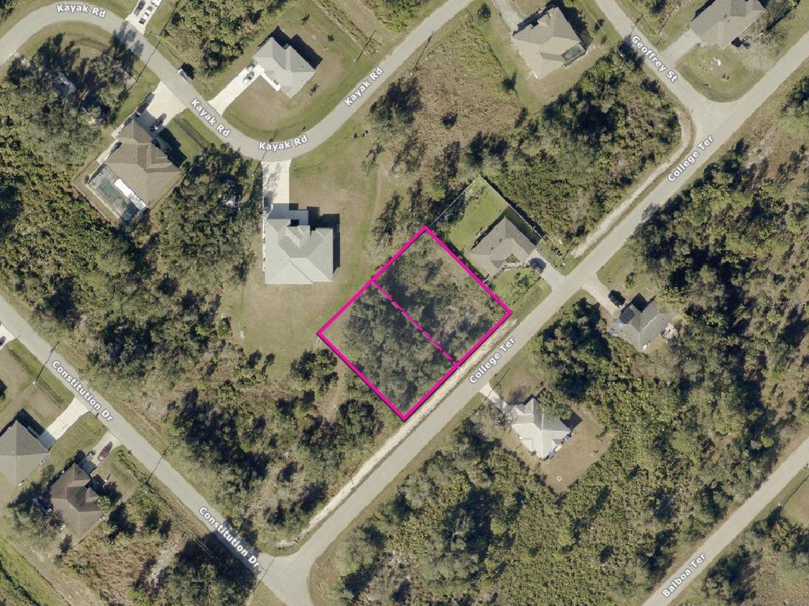 Welcome to an exceptional DOUBLE lot on College Terrace in North Port, FL — offering 20,000 square feet of possibility in one of Southwest Florida’s fastest-growing cities. Positioned on a peaceful, paved street surrounded by well-kept homes and natural greenery, this oversized parcel delivers both space and serenity. Whether you're planning a sprawling custom home, a tropical garden retreat, or simply want room to grow, this lot gives you a head start with its generous dimensions.
Just minutes from US-41 for easy access to shopping, dining, and the city's business district, as well as minutes from I-75 for convenient travel throughout the region. You're also within a short drive of award-winning Gulf Coast beaches, renowned fishing and boating destinations, and even CoolToday Park — spring training home of the Atlanta Braves.
Take the next step toward building your future in this prime location — reach out today to schedule a walk of the property or get more details.