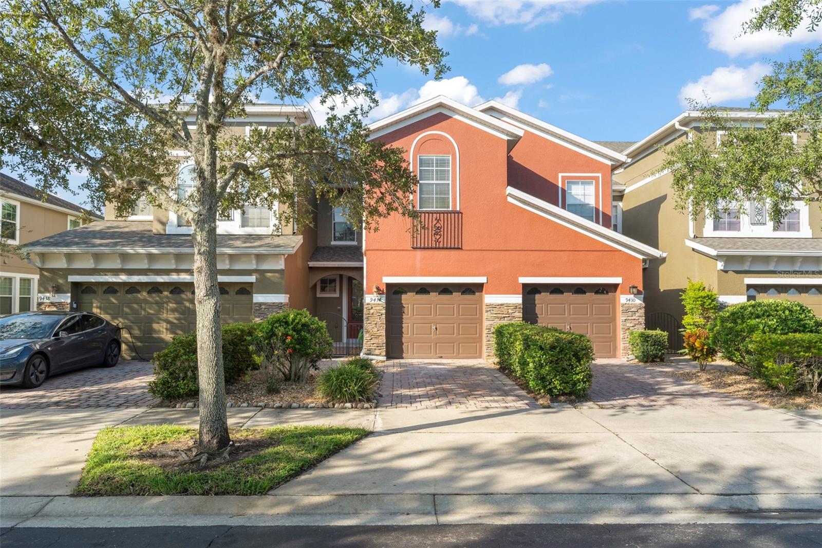 Beautifully upgraded 3-bedroom, 2.5-bath townhome with 1-car garage located in the desirable gated community of Nona Preserve. The first floor features an open layout with tile flooring, granite countertops, 42” kitchen cabinets, stainless steel appliances, and a Nest thermostat for comfort. Upstairs, the master suite includes a custom closet system and spa-like bath with Carrara marble vanity, porcelain “wood” tile floors, subway tile shower with glass accents, recessed shelving, and built-in storage, while the secondary bath is also upgraded with quartz counters, hexagon tile flooring, and raised subway tiles. Additional updates include fresh interior paint and brand-new carpet throughout, plus a washer and dryer are included. Community amenities feature a pool, upgraded fitness center, and playground. Conveniently located just minutes from Lake Nona Medical City, 5 miles from Orlando International Airport, and 10 miles from Downtown Orlando and area attractions, with easy access to SR-528 and SR-417, this home is also close to top-rated schools, shopping, and dining—offering the perfect combination of style, comfort, and convenience.